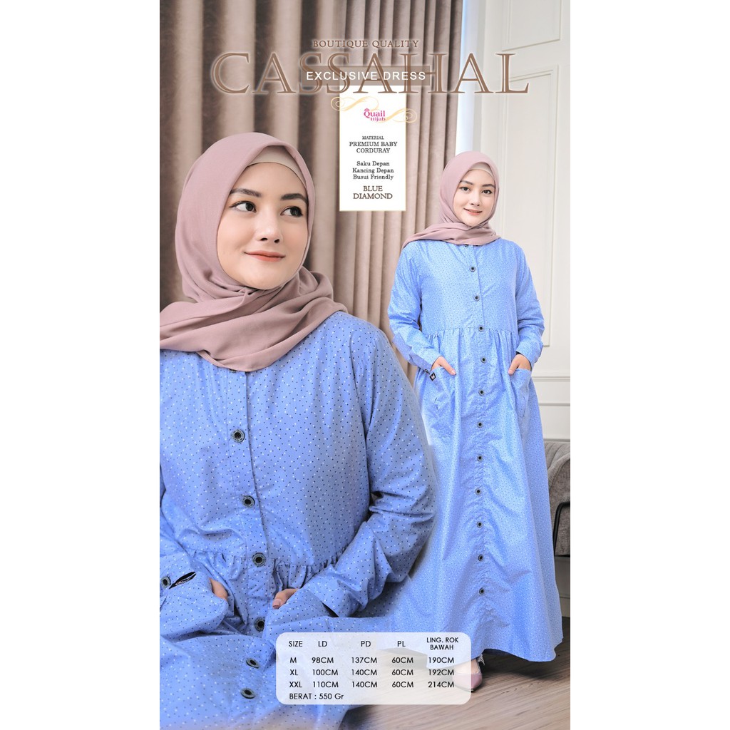 CASSAHAL Quail Hijab Ori