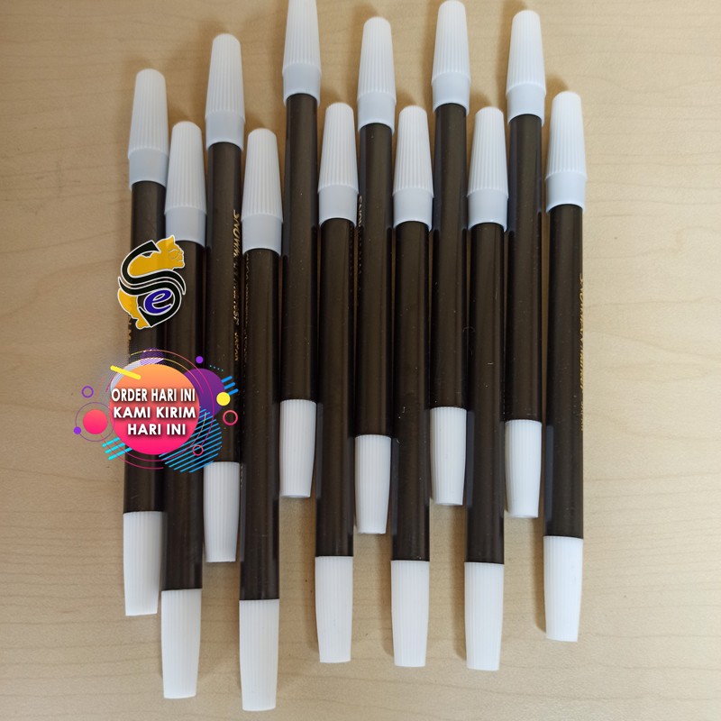 

Spidol Snowman Maker Ukuran Kecil, Satuan Ready Warna Hitam Merah & Biru