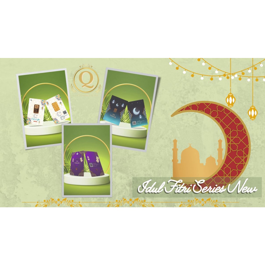 Logam Mulia LM Emas Mini Emasin BIG Gold Minigold 24K Eid Series New 2022 - Edisi Idul Fitri New, 0,