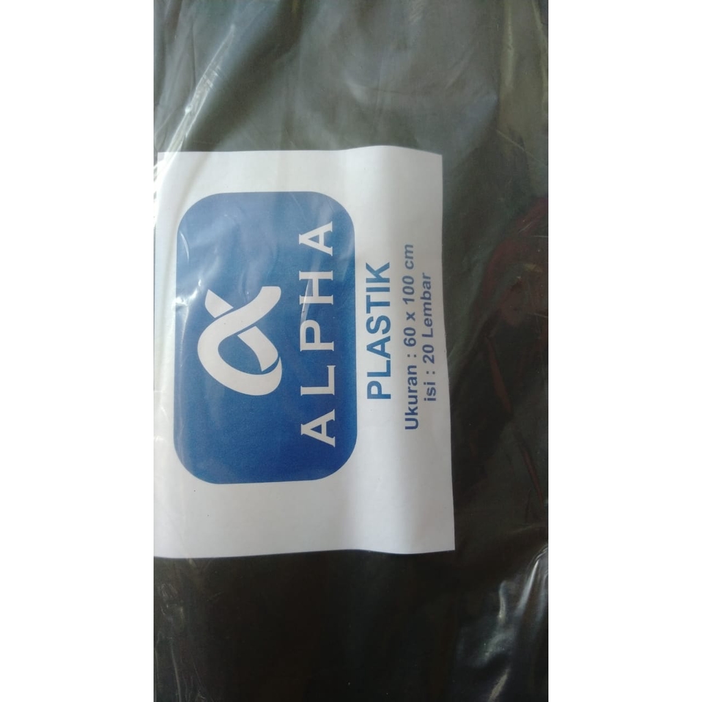 Plastik Sampah Hitam ALPHA Uk. 60X100