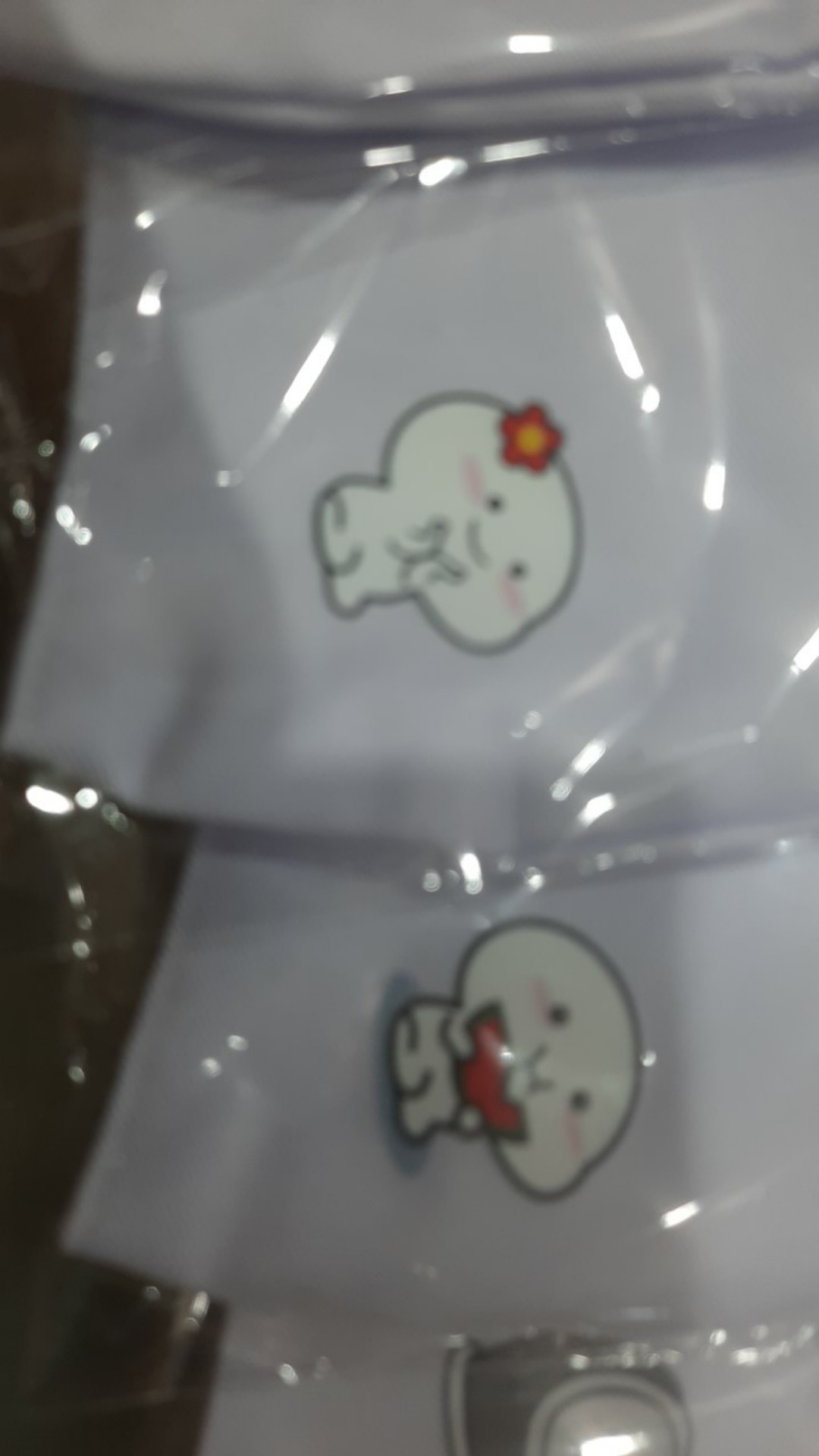 Masker Kain Putih Edisi Natal