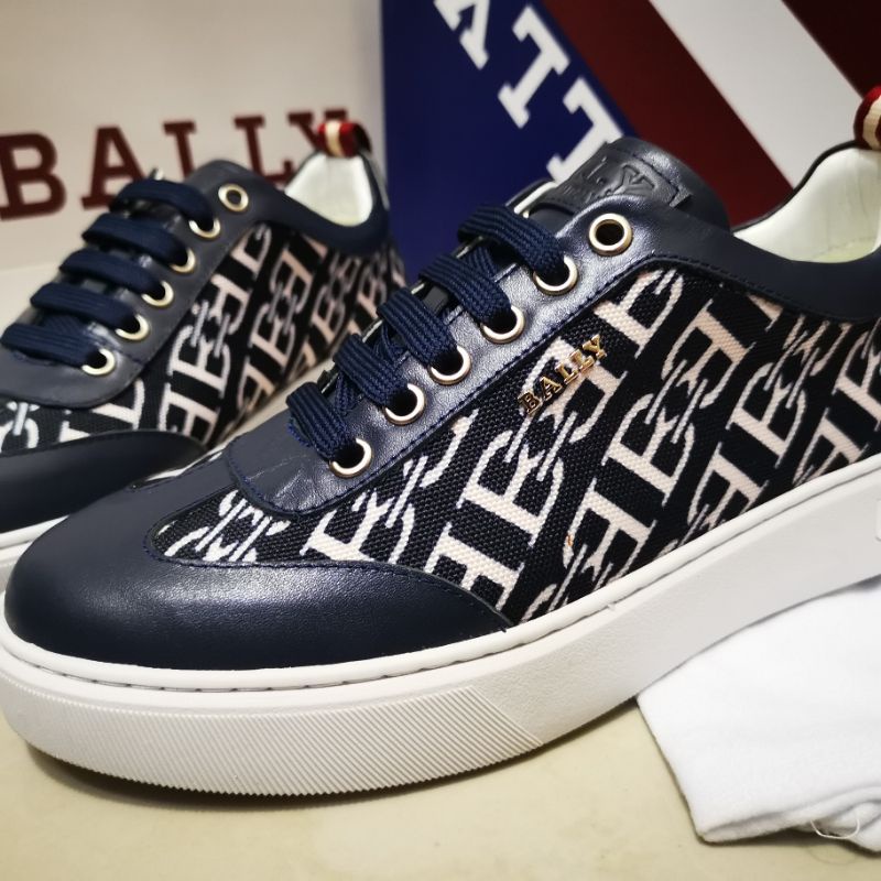 SEPATU SNEAKER bal ly PRIA MIRROR QUALITY biru navy P1SHOES