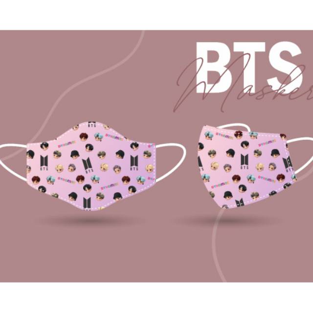 MASKER KPOP PRINTING BTS