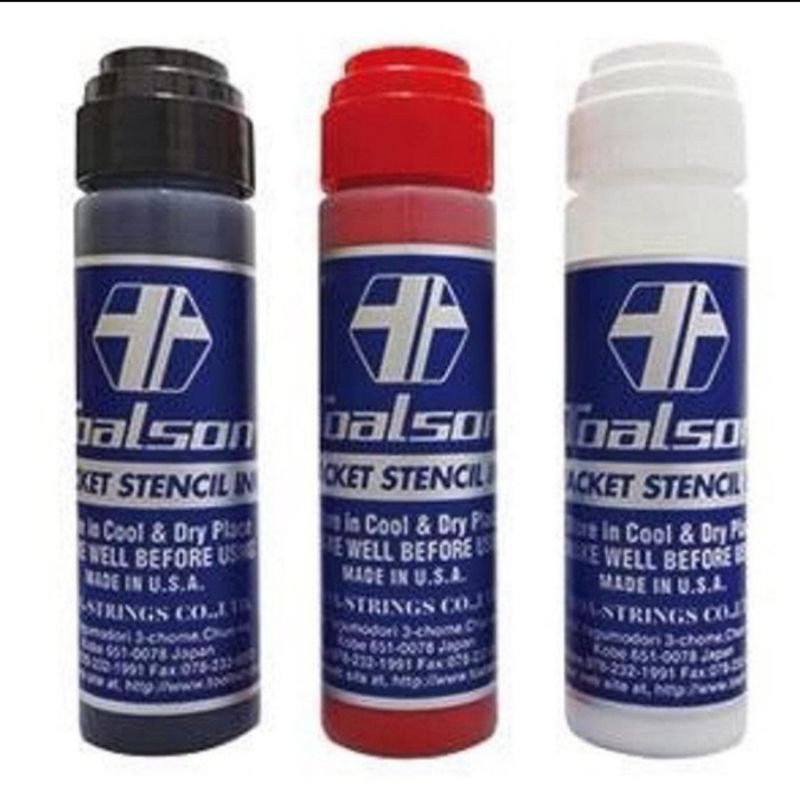 Racket Stencil Ink Toalson Tinta Original