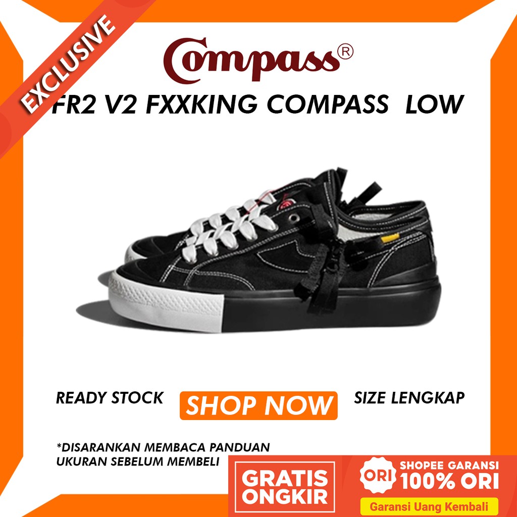 Sepatu Compass FR2 Proto V2 Edisi Indonesia Low Original