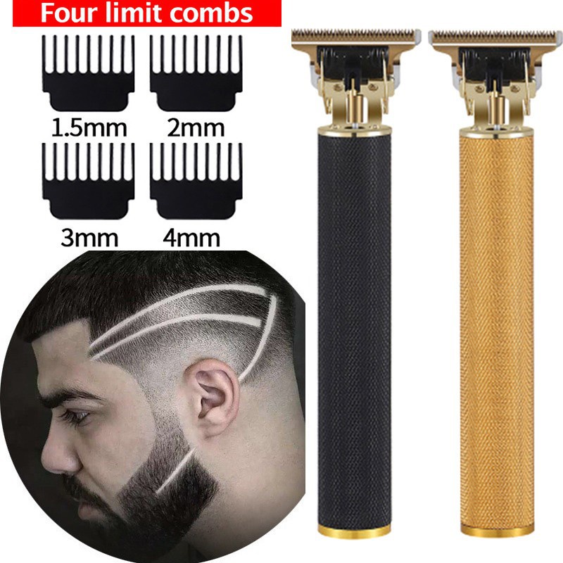 Kemei Alat Cukur Elektrik Profesional Hair Trimmer Detailer Cordless / Mesin Cukur Rambut Cas T9 / Pisau Cukur Jenggot