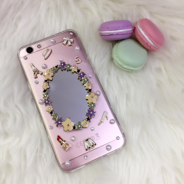 Bling Case Mirror  Oppo f7 samsung note 8  ip xiaomi samsung asus