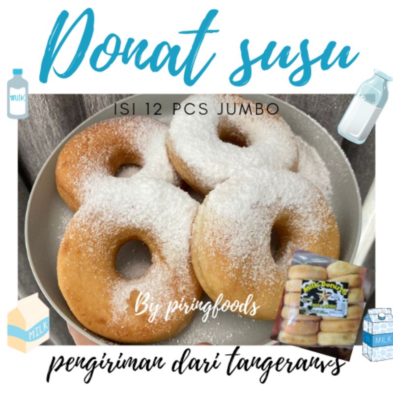 

DONAT SUSU MINI/ MILK DONUTS FREE GULA HALUS ISI 21 PCS
