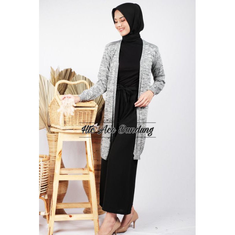 LONG CARDIGAN RAJUT TWIST Longcardy knit Wanita Woman Fashion-6