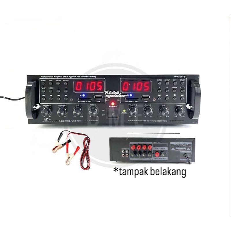 AMPLIFIER BLACK SPIDER BS WA 218 AMPLI WALET BLACKSPIDER BS WA218 ORIn