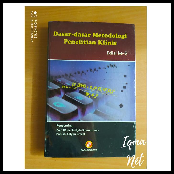 

TERBARUU!! BUKU DASAR DASAR METODOLOGI PENELITIAN KLINIS SUDIGDO SASTROASMORO SALE