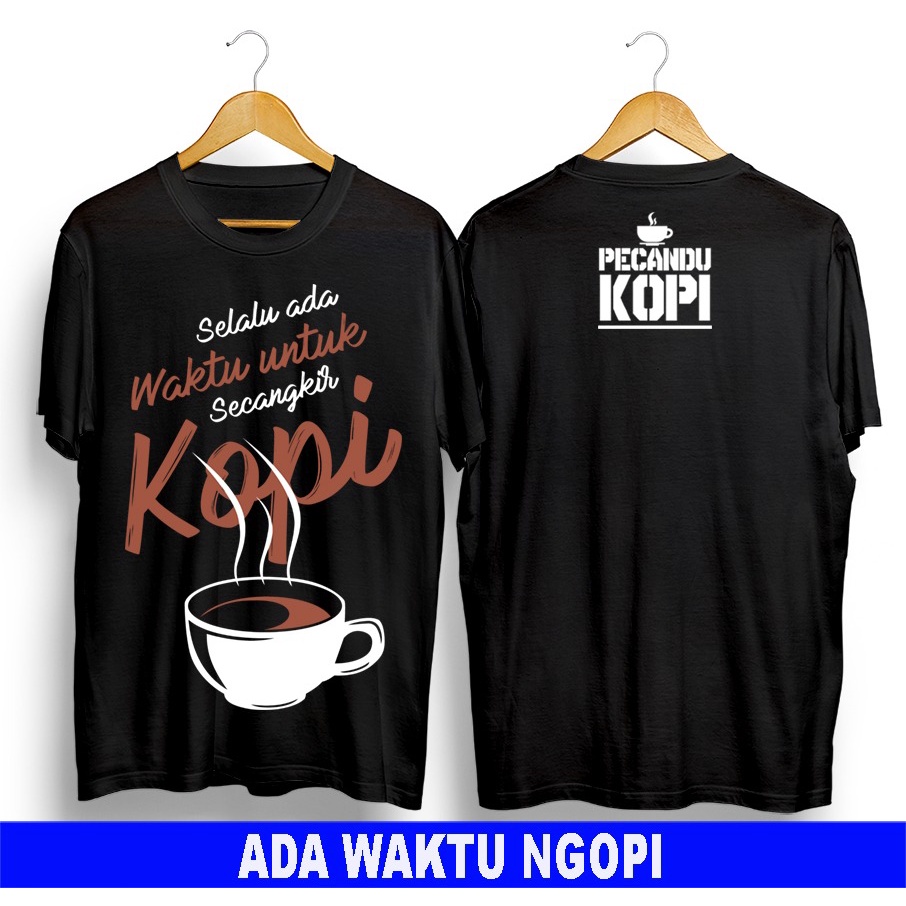 Kaos murah Kaos distro murah baju  distro pria t-shirt murah combed30s kopi secangkir