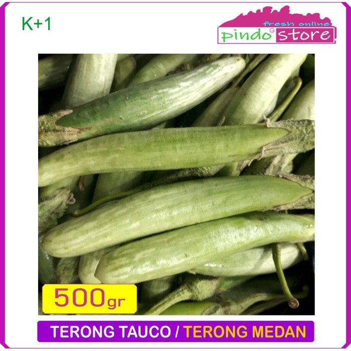 

TERONG TAUCO MEDAN / TERONG TELUNJUK / TERONG HUJAU SEGAR 500GRAM