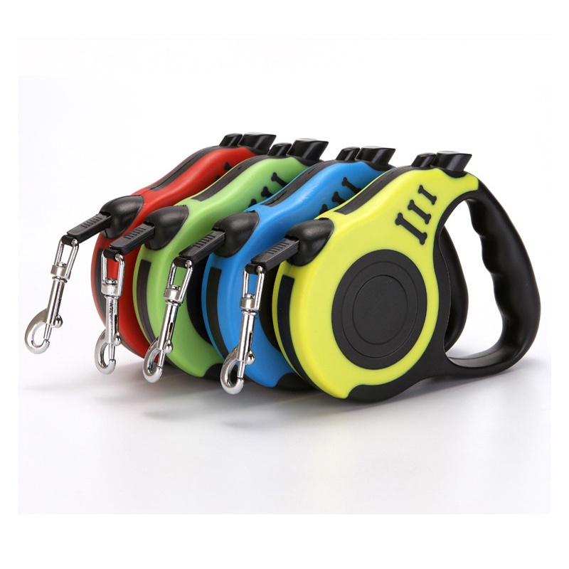 Tali Anjing kucing Pawsitive Vibes Tali Tuntun Hewan | Retractable Dog Leash Anjing 3 Fleksibel dan Otomatis Murah