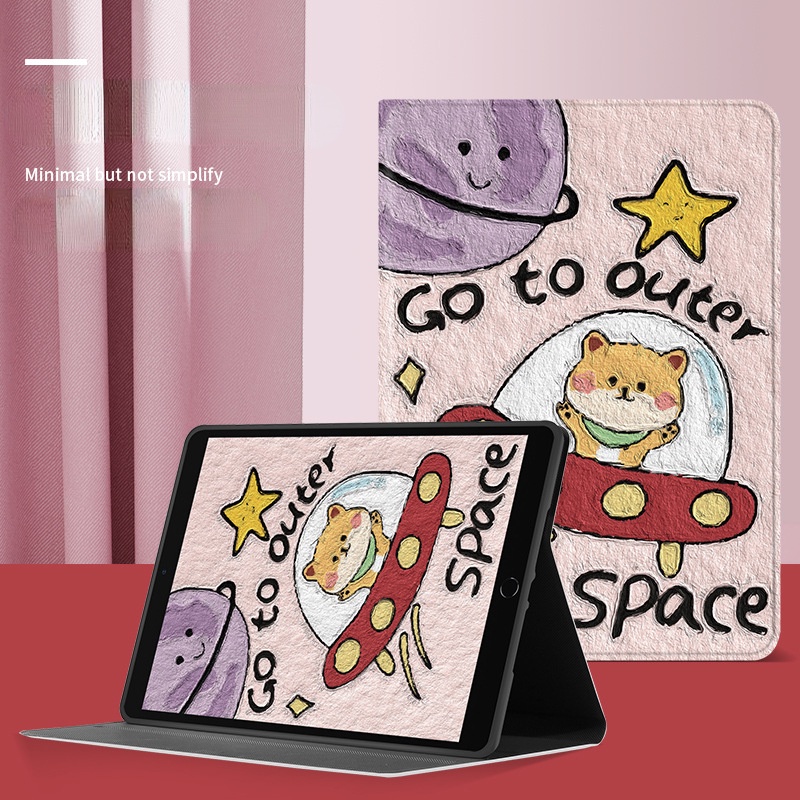 Case Pelindung Tablet Dengan Slot Pena Untuk Ipad 2021 10.2 Inch 5mini6 11 Inch
