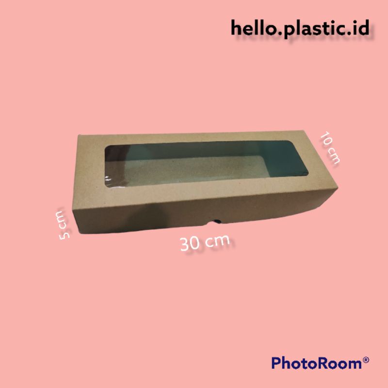 

kardus brownies 30x10x5 || kardus coklat persegi panjang || kardus kue