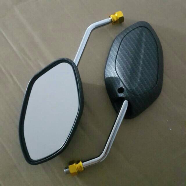 Spion Motor Model Beat Standart Carbon Tangkai Crome motor Honda