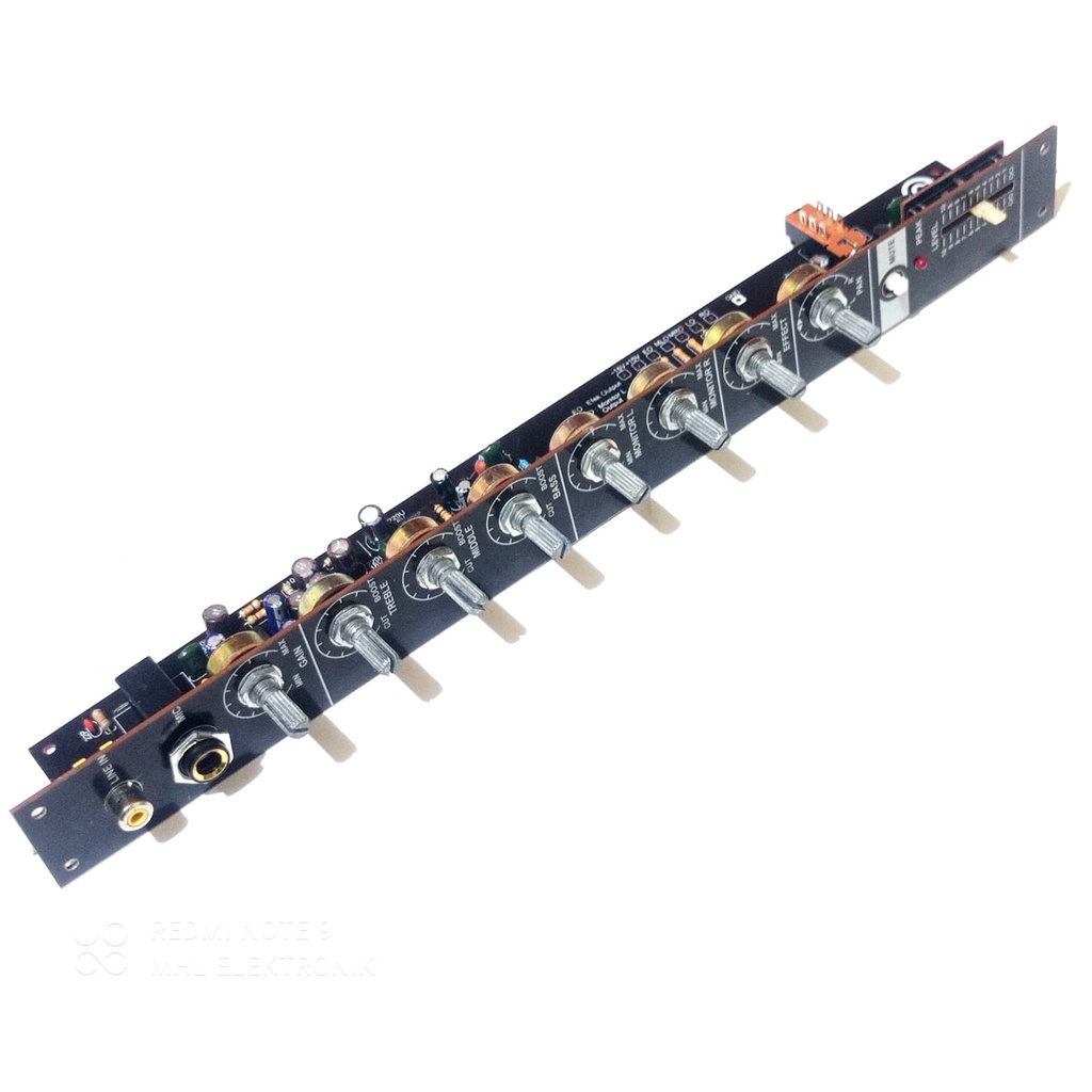 Penguat Mic Advanced Series 9 Pot Plus Panel G-020 Tegangan Simetris