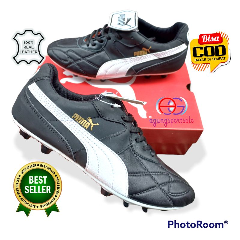 Sepatu Bola King Puma Bahan Kulit Jos Berkualitas