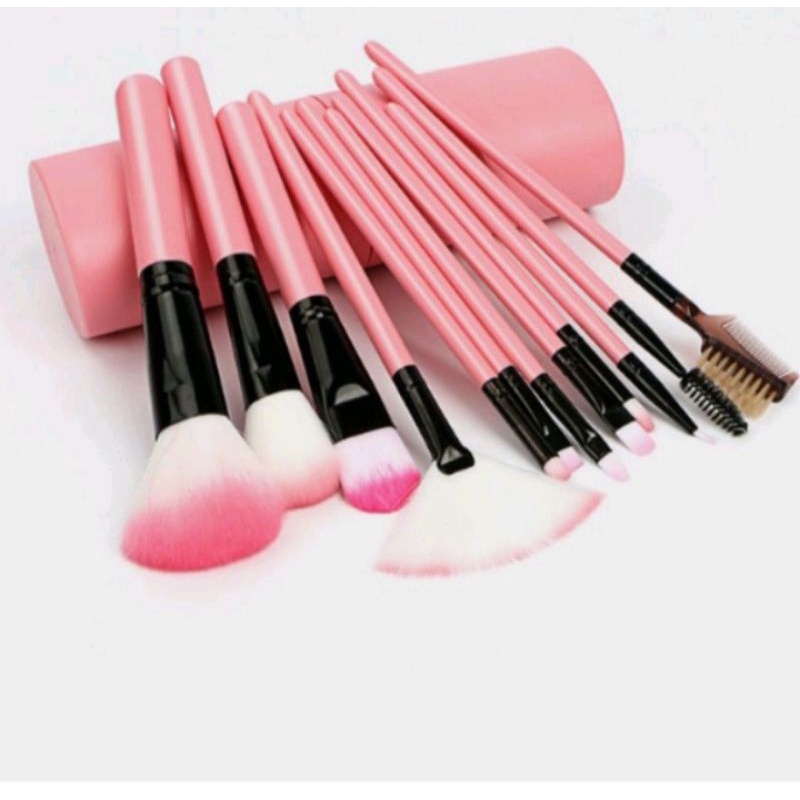 Kuas Tabung 12Pcs/Kuas Set/Brush Make up