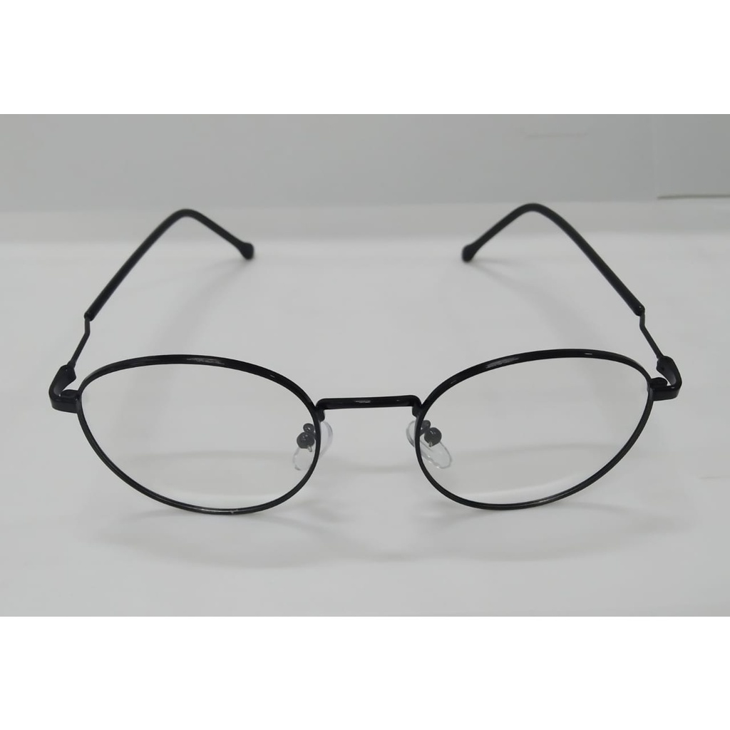 ⭐Gogoland⭐ Kacamata Photocromic Korea / Anti Radiasi 2 In 1Photochromic Pria Wanita R451-K2 HITAM