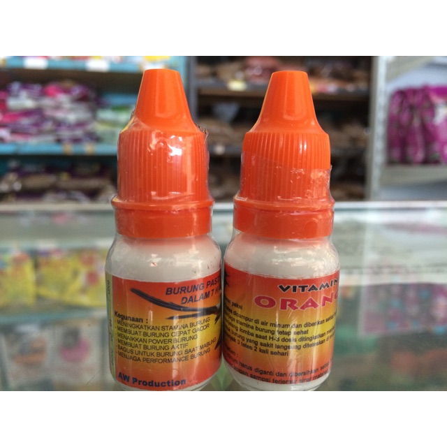 Vit Orange Cair Vitamin Burung Shopee Indonesia