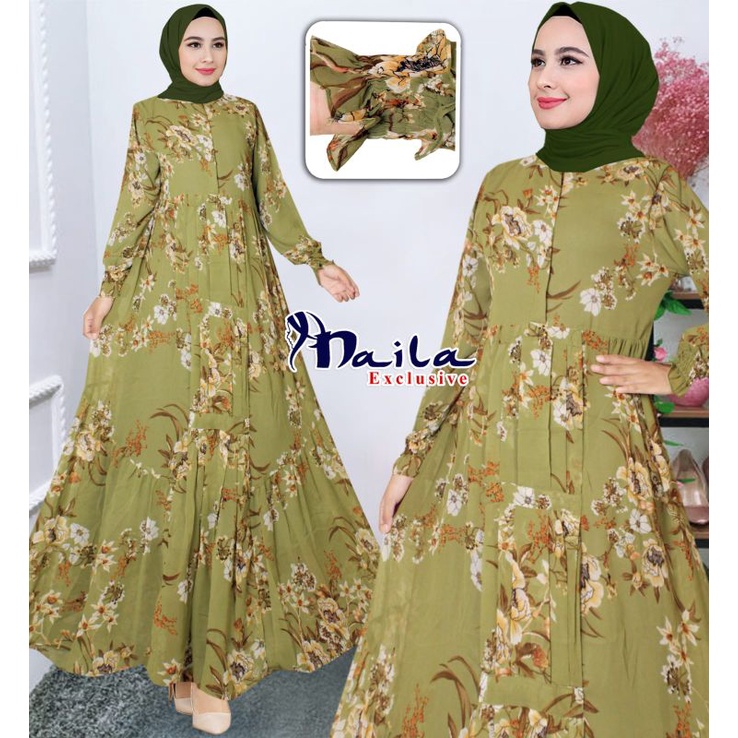 GAMIS CERUTY BABYDOLL PREMIUM//GAMIS REMPEL TENGAH//GAMIS MOTIF KEMBANG CANTIK//GAMIS TERBARU