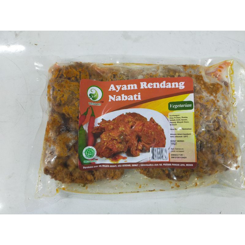 

Vegood AYAM RENDANG Vegan 450gr / Daging Rendang Ayam Instant