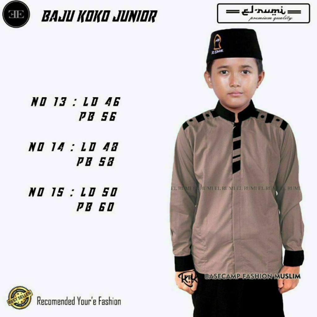 [BISA COD] BAJU KOKO ANAK EL RUMI