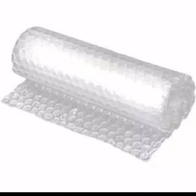

Penambahan bubble wrap untuk barang belanjaan