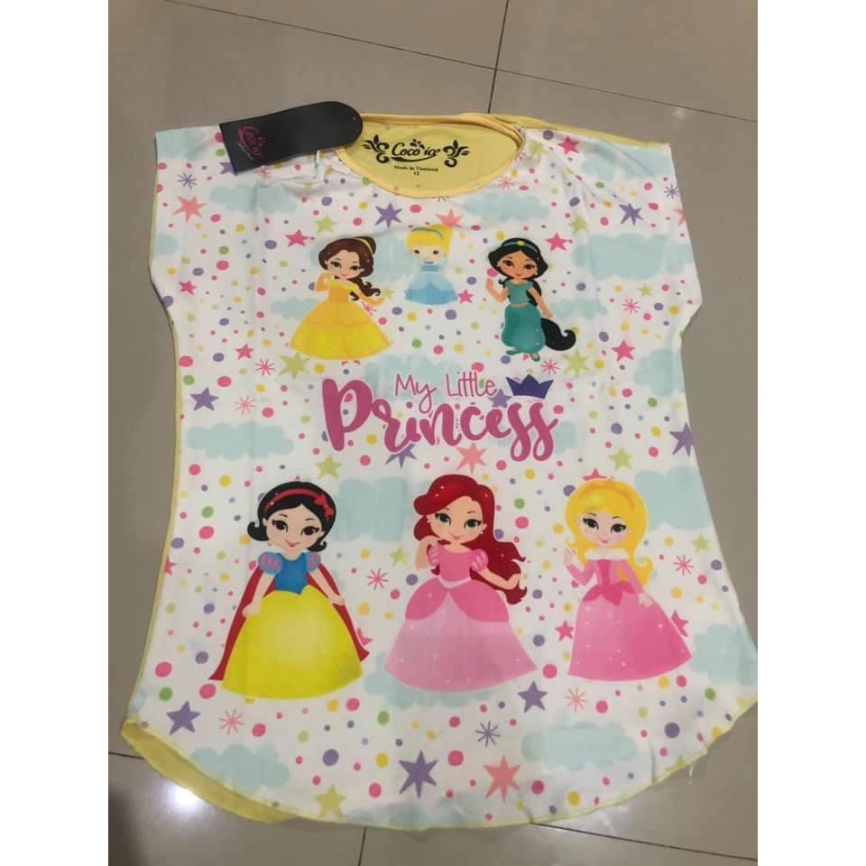 kaos anak perempuan my little princess merk coco ice