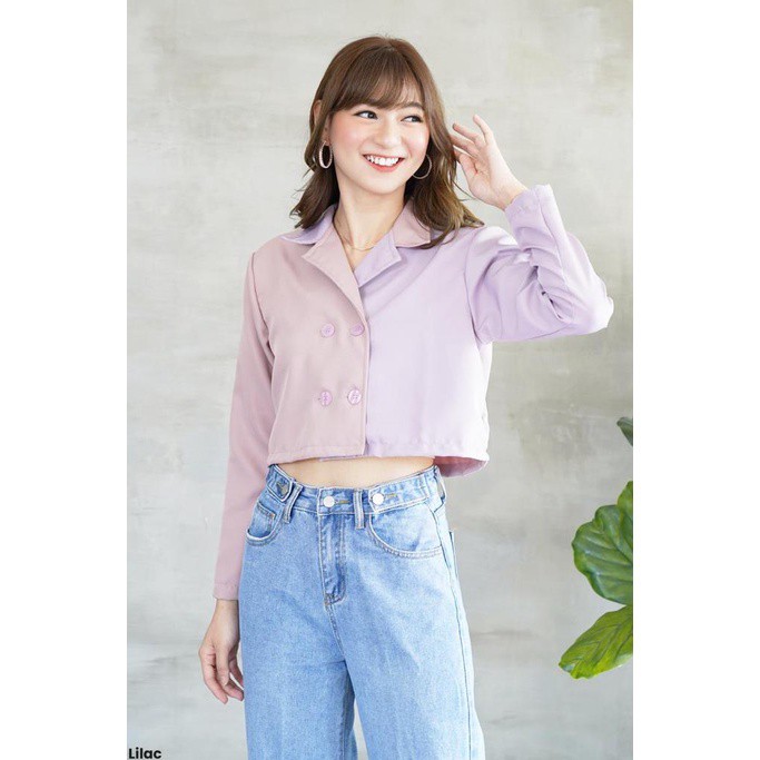 Tq88indonesia Fashion Kemeja Crop Wanita Lengan Pendek / Kem Crop Zhuzu / Kemeja Cewek / Hem Crop Wanita / Baju Atasan Wanita / Kemeja Kombinasi / Ootd