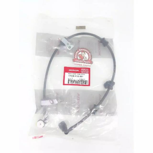 HONDA ORI AHM SELANG BENSIN HOSE COMP FUEL FEED BEAT FI SCOOPY FI 17528-K16-901