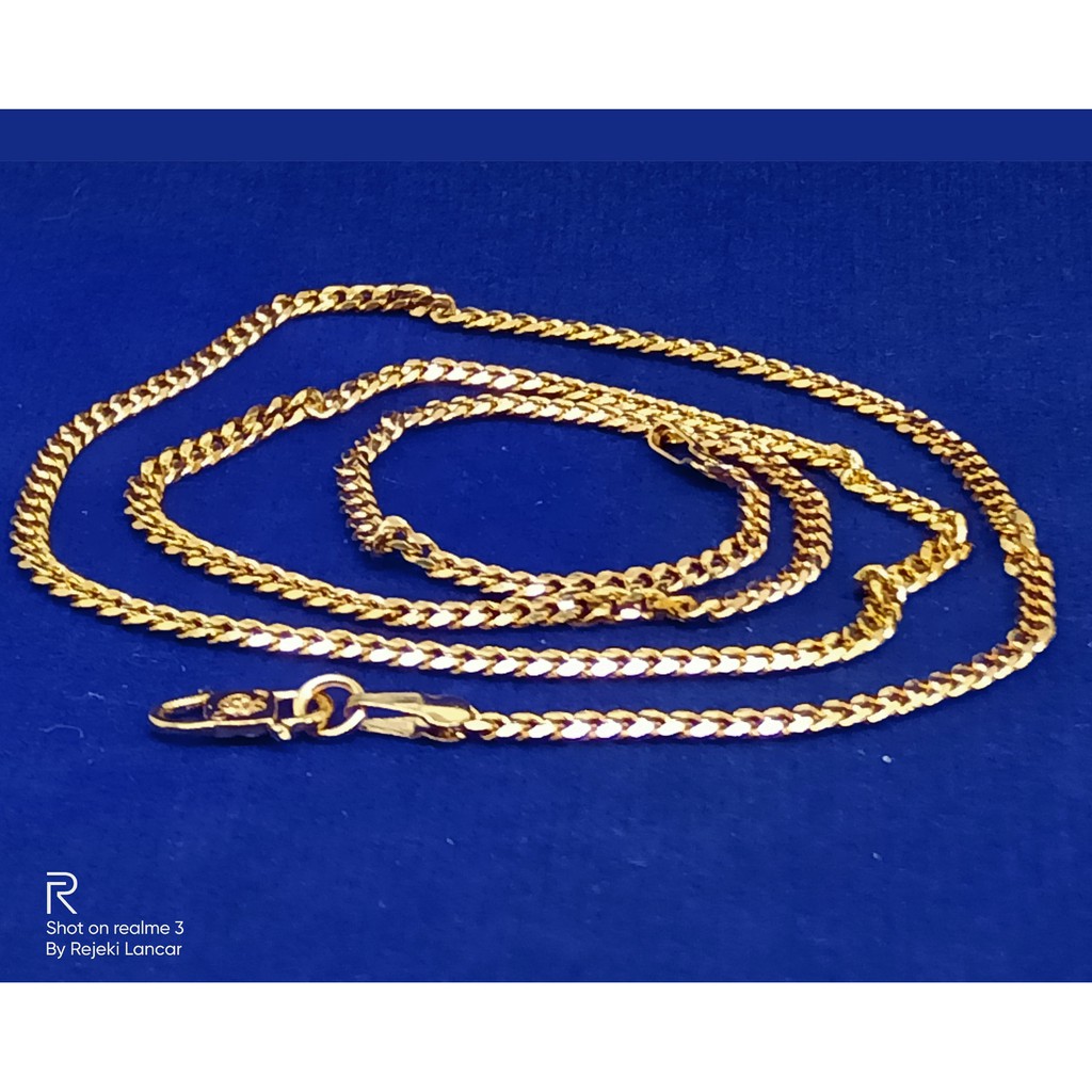 KALUNG XUPING MODEL RANTAI LAPIS MAS 24K