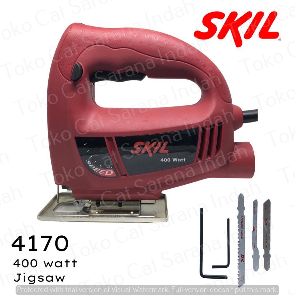 SKIL 4170 JIGSAW 400 Watt MESIN Gergaji Ukir MESIN GERGAJI KAYU LISTRIK MESIN GERGAJI TRIPLEKS MESIN