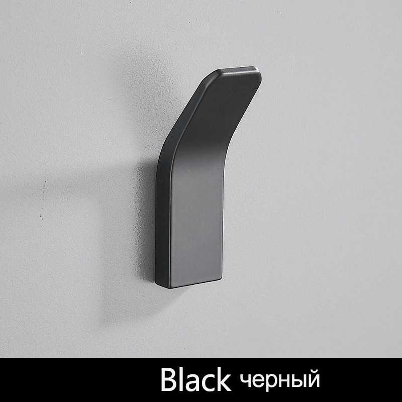 NesZ Gantungan Dinding Bathroom Wall Hook Hanger Aluminium