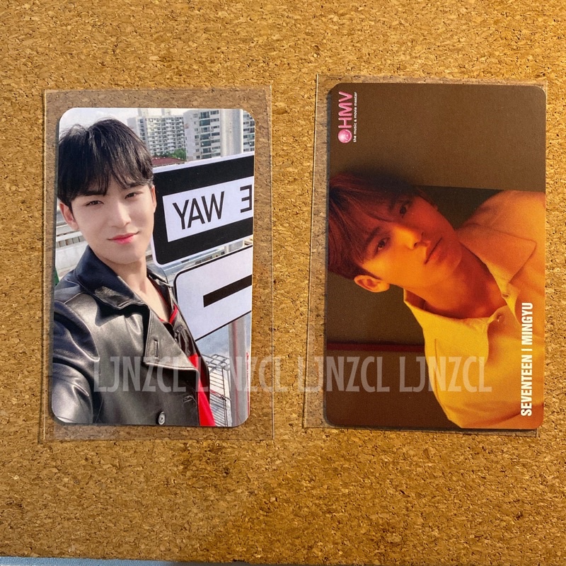 [READY] Seventeen MINGYU HMV YMMD + Richining Taiwan Henggarae Photocards (SET PC ONLY)