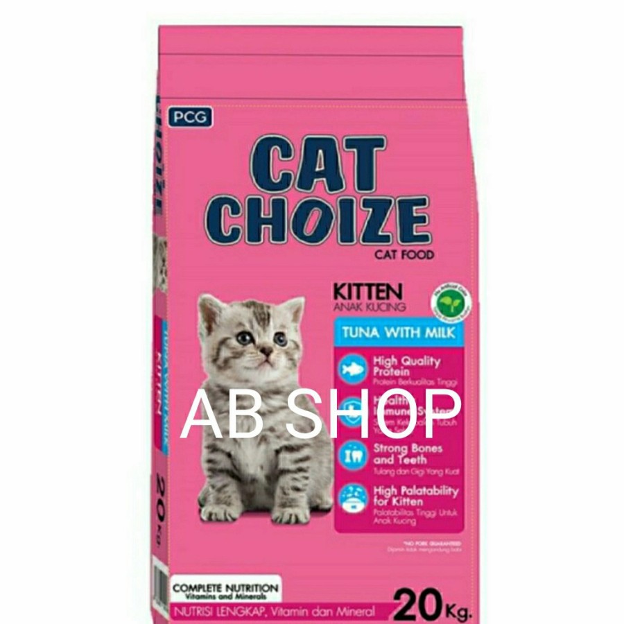 MAKANAN KUCING CAT CHOIZE KITTEN 20KG