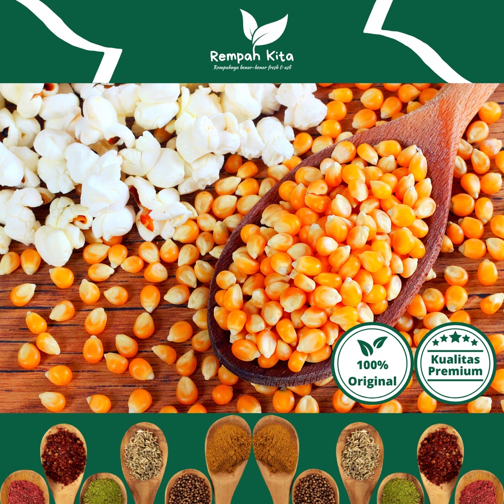 

Rempah Kita Jagung Popcorn 100 g - 250 g