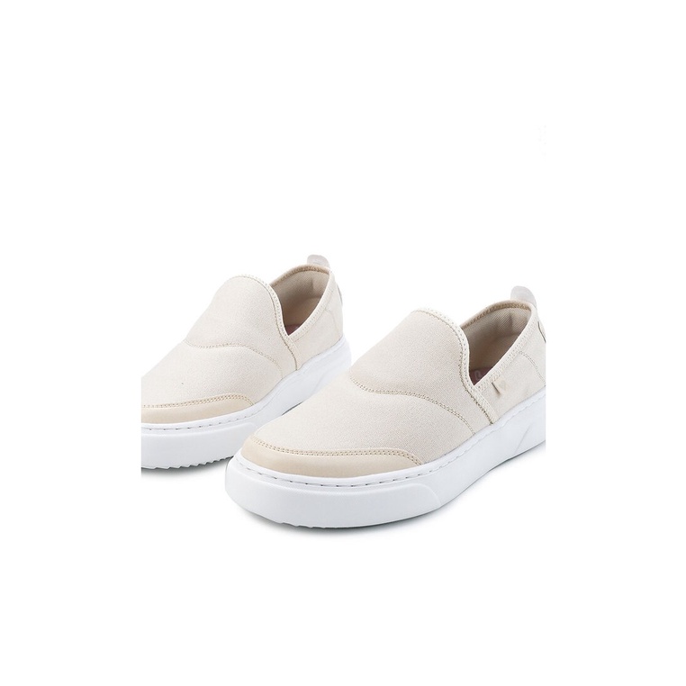 SEPATU SLIP ON OBERMAIN WANITA ORIGINAL BRANDED TERBARU BEIGE OW11