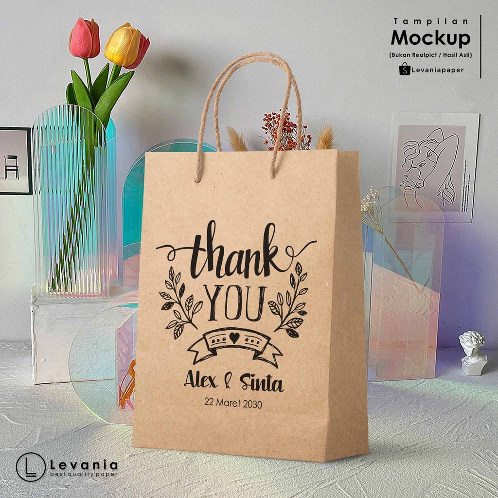 

Size 17x8x24cm - Paperbag - Tas Kertas