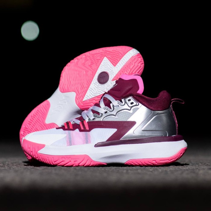 SEPATU NIKE AIR JORDAN ZION 1 ORIGINAL WHITE MAROON PINK