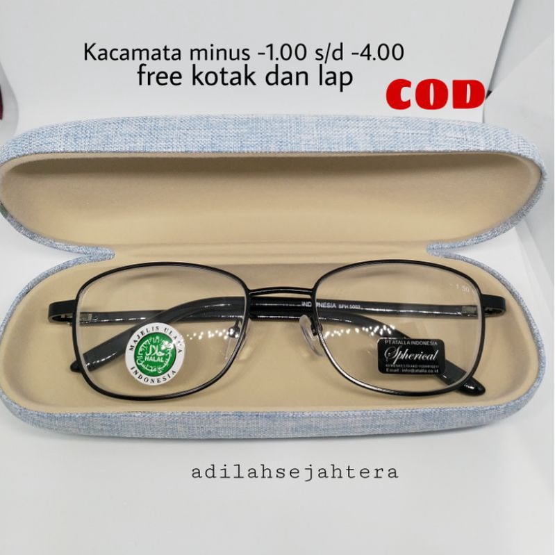 TERMURAH Kacamata Minus -1.00/-4.00 Kacamata Rabun Jauh Kacamata Dewasa Kacamata Pria Dan Wanita Ter