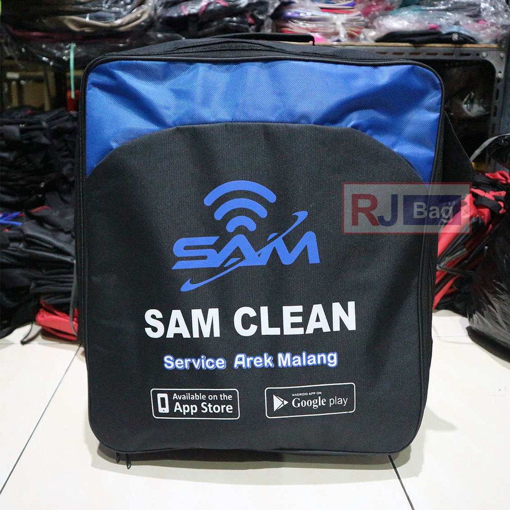 Jual Grosir Tas Raker Go Clean Ransel Kerja SAM Clean Malang Backpack Pria Distro Murah