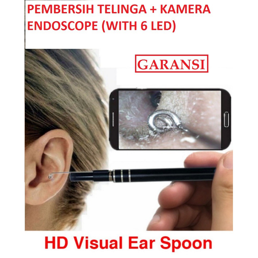 SUPPLIERNESIA - Pembersih Telinga Kamera - Ear Cleaning Endoscope