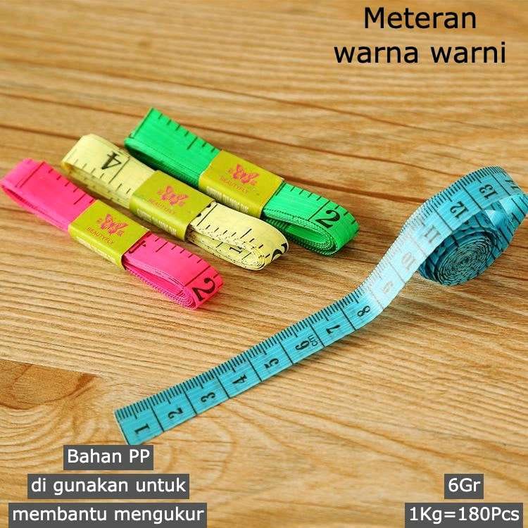 Meteran Jahit Ukur tailor Meteran Gulung Tailoring Tape 150cm