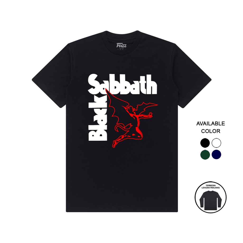 KAOS BAND | KAOS BLACK SABBATH | BAJU DISTRO MUSIK METAL ROCK PRIA WANITA ORIGINAL BANDUNG