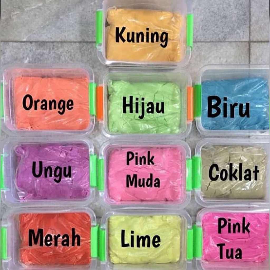 [KEMASAN 500GRAM] Refill Pasir Ajaib / Pasir Kinetik Mainan Anak