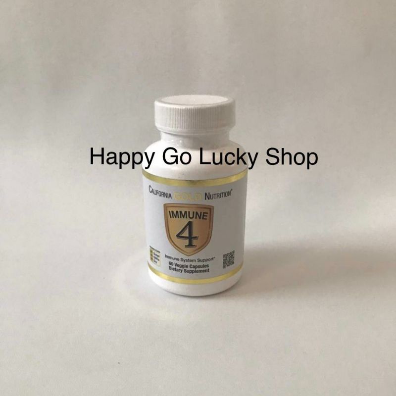 California Gold Nutrition Immune 4 - 60 veggie capsules