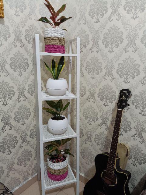 1. Lerb Rak Besi  35 X 35 X 148, Rak Murah Keren,rak Serbaguna,rak Buku,rak Dekorasi